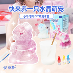 子供用栽培水晶実験セット手作りdiy製養生長小学生知育玩具科学化学