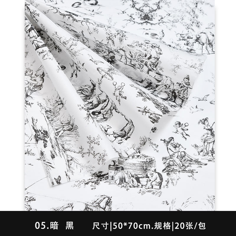 Loran Youchun Tu Retro mano de papel para revestimiento de copo de nieve ramo de flores para revestimiento florista diy hecha a mano