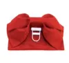 With bow, red