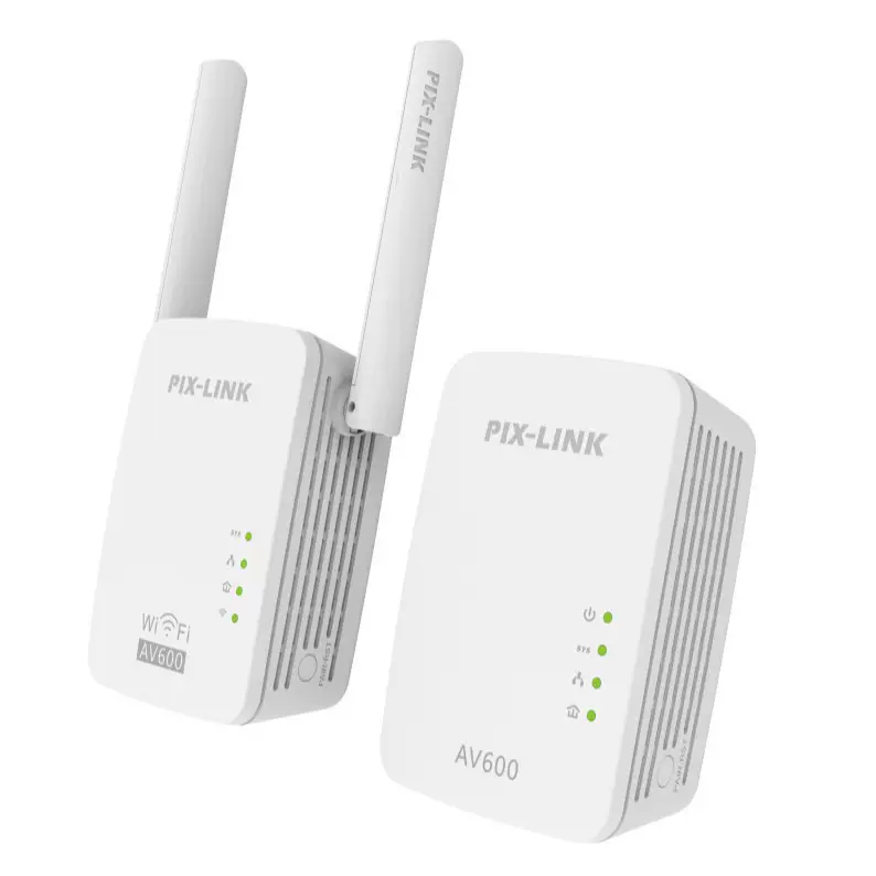 Pix-link WiFi电力猫无线套装一对300M无线家用信号扩展器