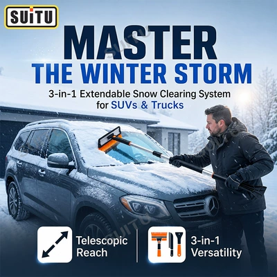 Car snow shovel car snow scraper snow sweeper Frost brush winter multifunctional glass snow sweeping tool
