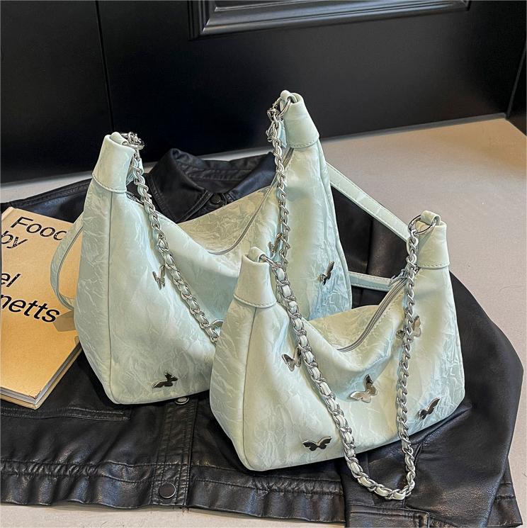 Nicho Zhong bolso de diseño casual para mujeres 2024 bolso de hombro de mariposa de verano nuevo bolso de gran capacidad