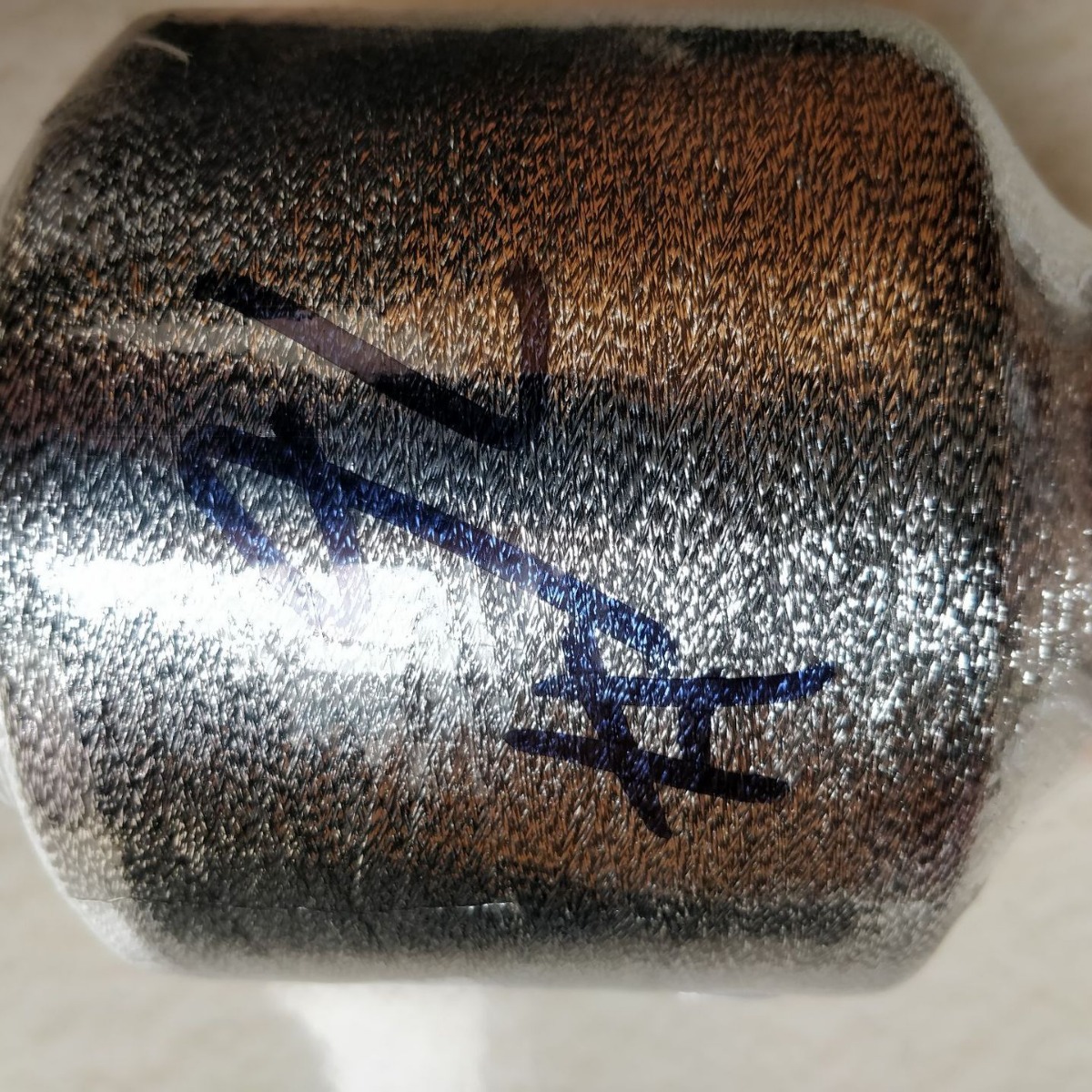 深浅金丝包心纱纬线银丝包纱线黑底金色金属芯纬线用编织物辅料