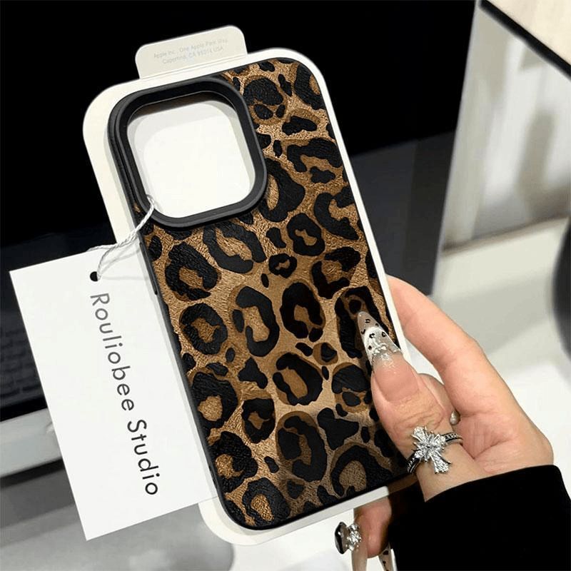 American Leopard Print Suitable for Apple 16Promax Mobile Phone Case Iphone15 Design 14 Classy 13 Soft Shell 12/X