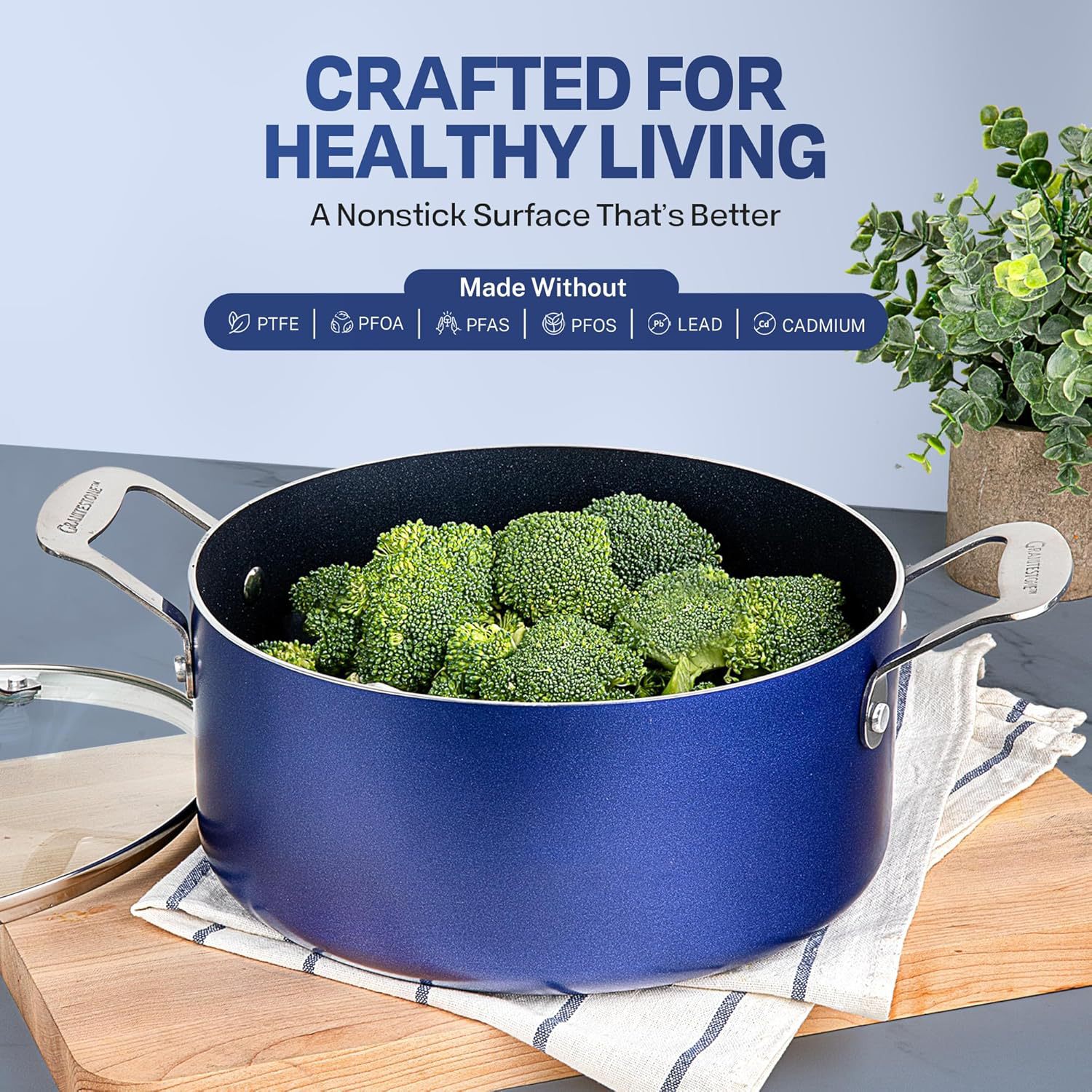 Wok frito de fondo plano transfronterizo, sartén antiadherente multifuncional, freidora de aceite sin humo de fondo compuesto, juego de ollas de regalo