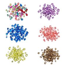 ���N3-8mm��ϲ�ɫ������ʯdiy������~���b��쾰����ɰ�ֹ����l