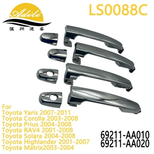 Corolla 03 üçün xrom xarici tutacaq 69211-Aa010 69211-Aa020