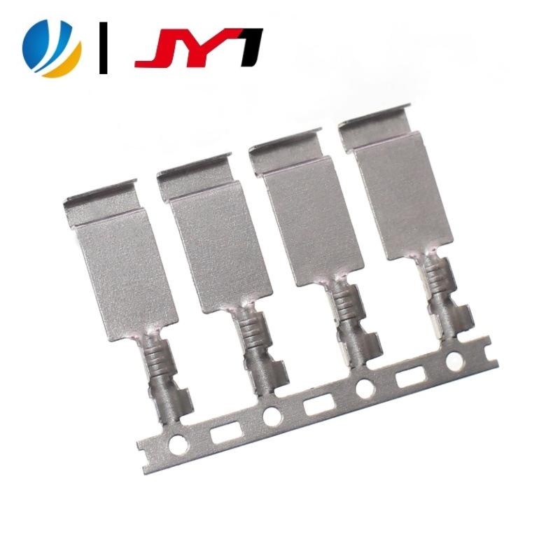 聚盈新能源镍片0.3厚7*11电压电感温度采集6*12折弯N6纯镍端子