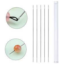 5pcs超ロングステンレスビーズニードル17cmシンプルジュエリー制作ツールビーズニードルビーズ用