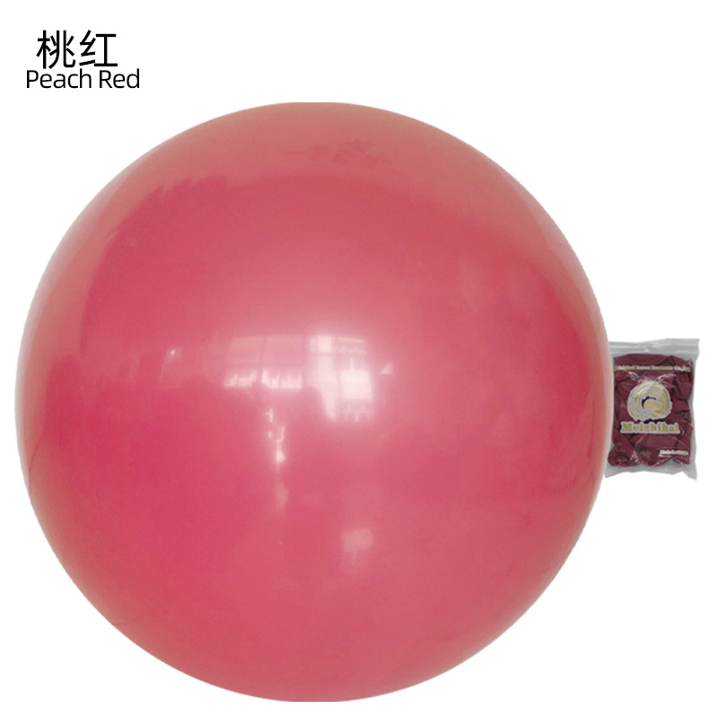 Hermosos globos de látex mate redondos y gruesos de 36 pulgadas de color vintage, ideales para la venta en mercados nocturnos, para decoración y arreglos.