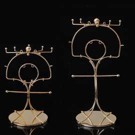 新娘秀禾头饰架子金属展示架皇冠凤冠古装饰品陈列架影楼代发包邮