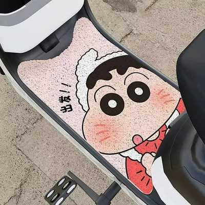 Electric vehicle foot mat – non-slip electric car pedal pad free - crayon-shinchan-style-10-width-50xlength-70cm