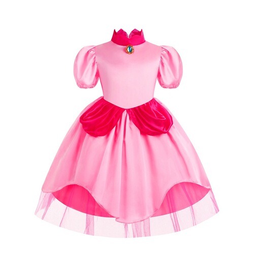 Children's Super Mario Peach Princess Dress Princess Peach Peach Princess Dress