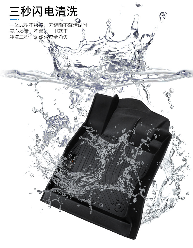 Source Manufacturer's Brand New, Special-Purpose, Non-Slip, Eco-Friendly, Odorless Tpe Car Floor Mats