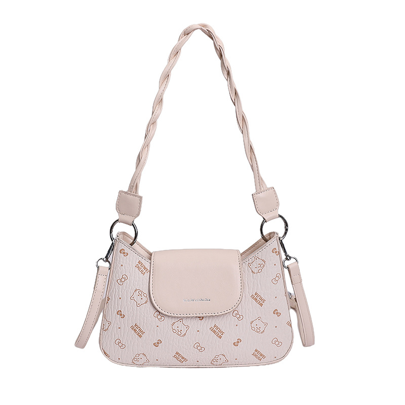 Hanfeng impresión de dibujos animados nicho pequeño bolso cuadrado para mujeres 2026 nueva moda portátil mochila diaria simple viaje ocio image 10