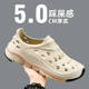 Men's Cave Shoes Thickened All-in-One Outgoing Foreign Style Non-Slip Deodorant Wear-Resistant Exterior Shoes Shoes for Shoes