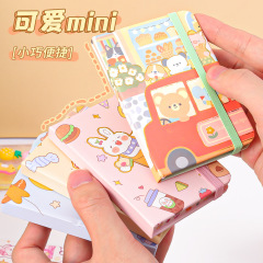 a7 elastic band hardcover portable notebook small book wholesale student paper portable pocket notepad