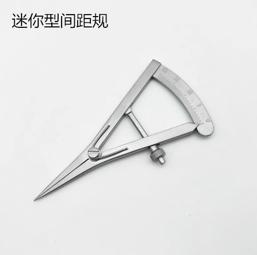 带刻度迷你间距规diy手工皮革皮艺不锈钢精细划线规可调节边线器