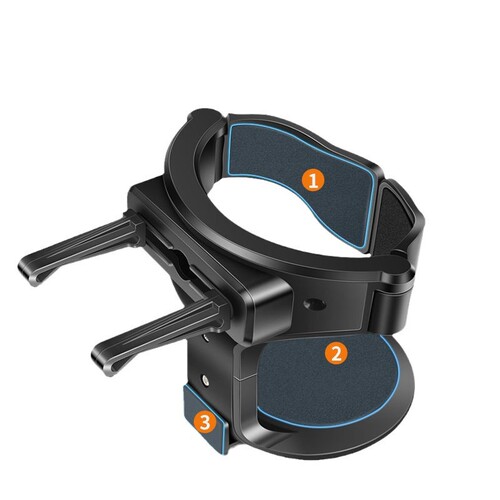 【Direct Discount on First Order】Car Water Cup Holder, Air Vent Drink Holder, Multifunction Car Cigarette Ashtray Fixing Bracket