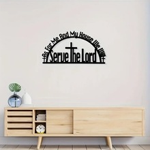 跨境外贸金属墙挂 铁艺字母组合圣经标牌 金属英文墙面剪影