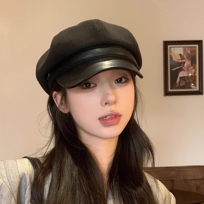 2025新款八角帽秋冬爆款美拉德复古画家贝雷帽女显脸小潮百搭鸭舌|undefined