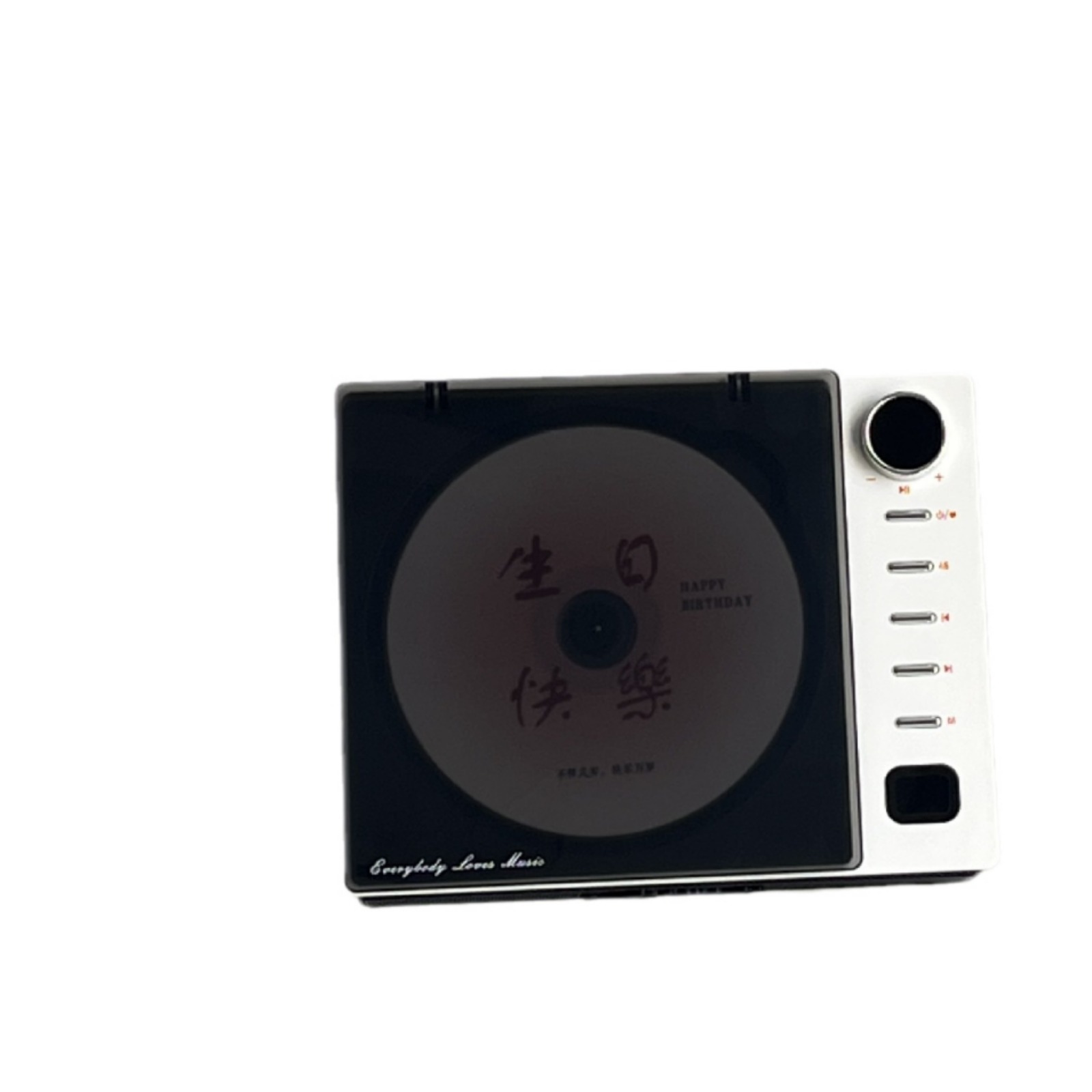 CDプレーヤー 充電式 スクリーン付き 多機能 Bluetoothスピーカー 高音質 学生向けアルバム ニッチギフト レトロデザイン