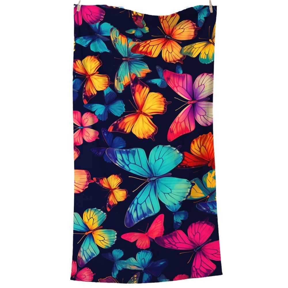 Toalla de playa con estampado de cocotero, especialmente para 240g de microfibra de comercio exterior, toalla de baño de playa de natación