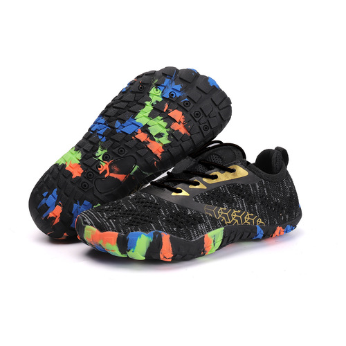 Summer children's beach shoes, low-cut flyknit swim shoes, fitness and running shoes, wading and stream-traversing shoes—wholesale