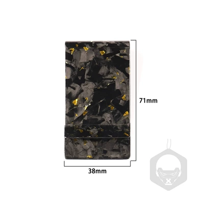 Multimediya və saxlama aksesuarları card holder fashion business - forging-craft-wallet-gold-and-gold-foil