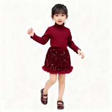 ��ƬëëŮͯ����ȹŮͯ�ﶬ�¿����һ��ȹ��ȹ��Ƭ��������ȹ