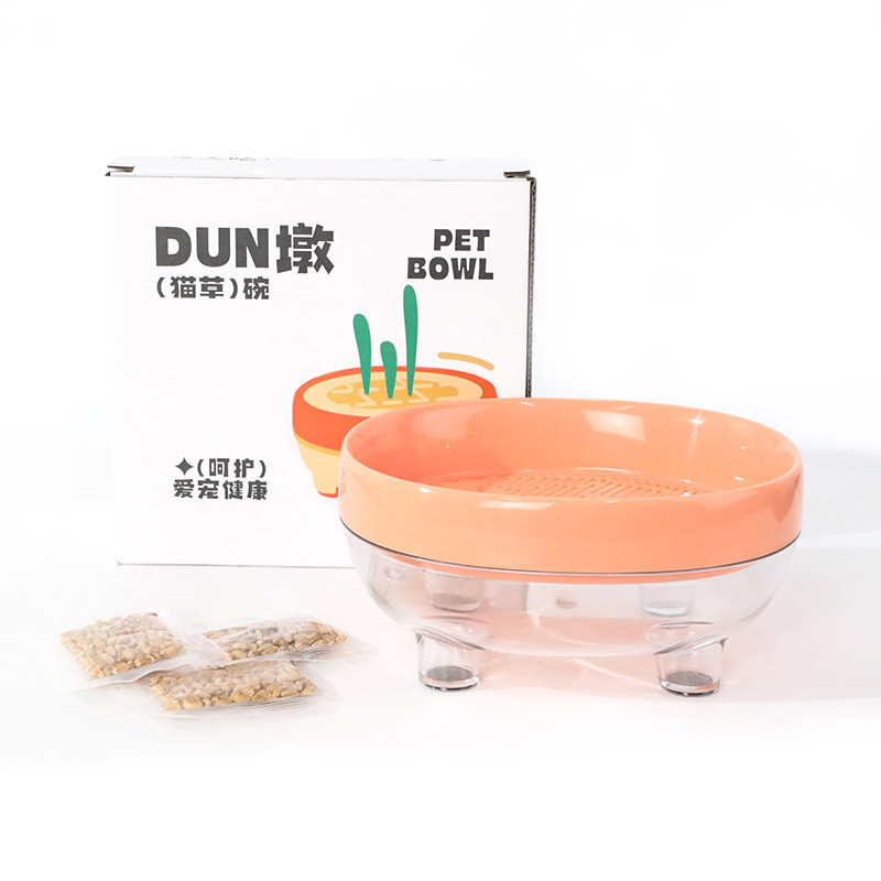 Cuenco de gato para mascotas de gran calibre, cuello, boca oblicua, cuenco de muelle lindo, cuenco de comida para gatos, utensilios de comida para mascotas, cuenco para perros, cuenco para perros