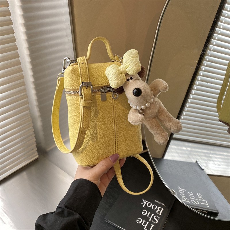 韩版小众手提小包包女2025新款春夏时尚手机迷你包百搭单肩斜挎包