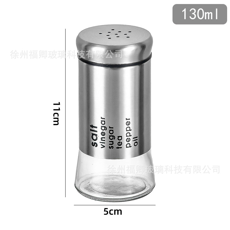 Al por mayor condimento de acero inoxidable botella condimento de especias botella cocina pimienta sal condimento botella condimento caja condimento tarro