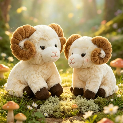 horned sheep toy, nap pillow, Oyuncaq yastıqlar