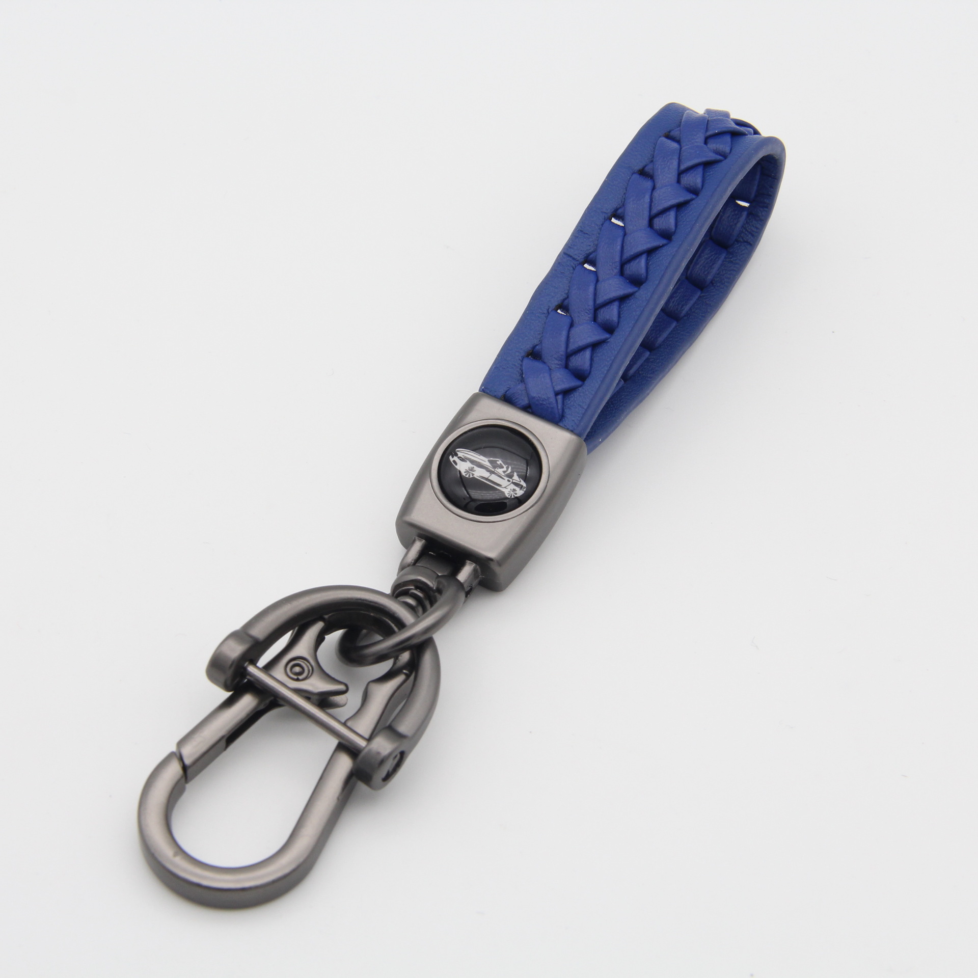 Simple cuerda trenzada llavero de coche de piel de oveja de alta calidad de cuero llavero transfronterizo minería caliente accesorios de regalo al por mayor