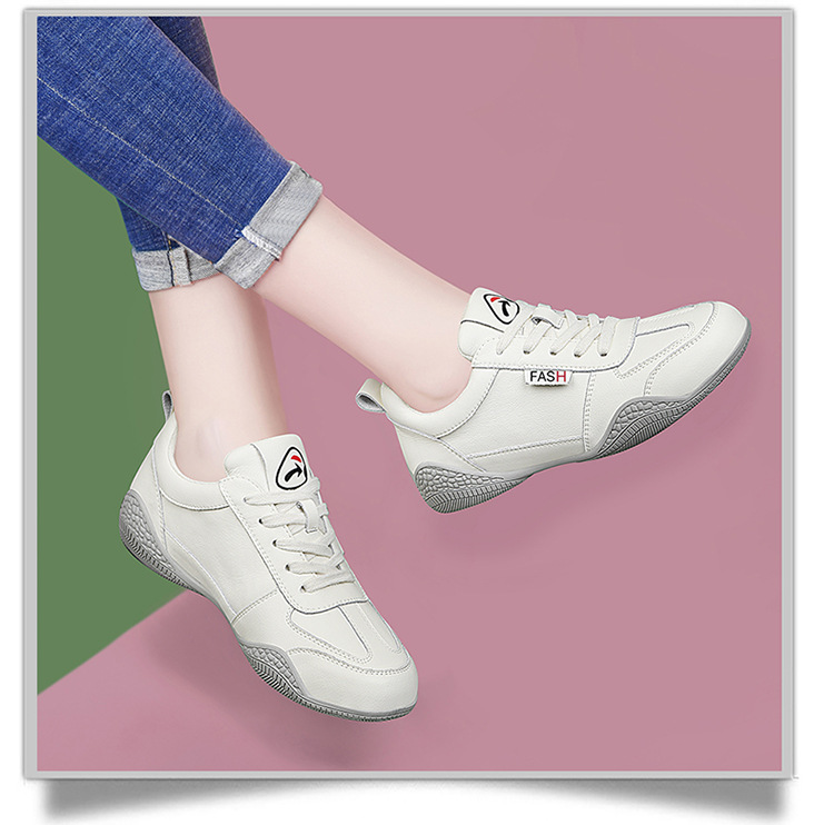 Giày sneaker nữ da thật trắng đế dày thoáng khí mùa hè 2025 — DH58219 màu trắng/kiểu dáng mỏng thoáng khí mùa hè/giày cao gót 3cm, DHM58231 màu trắng/mùa thu đông cộng với kiểu nhung/chiều cao gót 3,5cm, DH58231 Trắng/Phong cách Xuân Thu/Chiều cao gót 3.5cm, DH 58219m Màu Xám/Phong Cách Mỏng Thoáng Khí Mùa Hè/Chiều Cao Gót 3cm chi tiết 8
