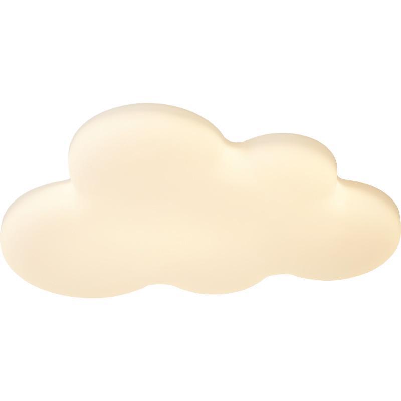Habitación de niños lámpara de techo de dormitorio de espectro completo protector de ojos condujo niño niñas nubes lámpara de habitación de viento crema lámpara de dormitorio principal