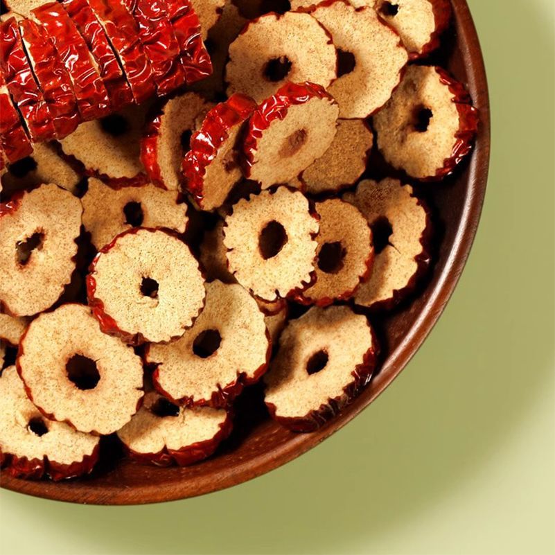 Dried Red Date Slices Hong Zao 250g Jar Seedless Jujube Rings for Tea and Cooking details