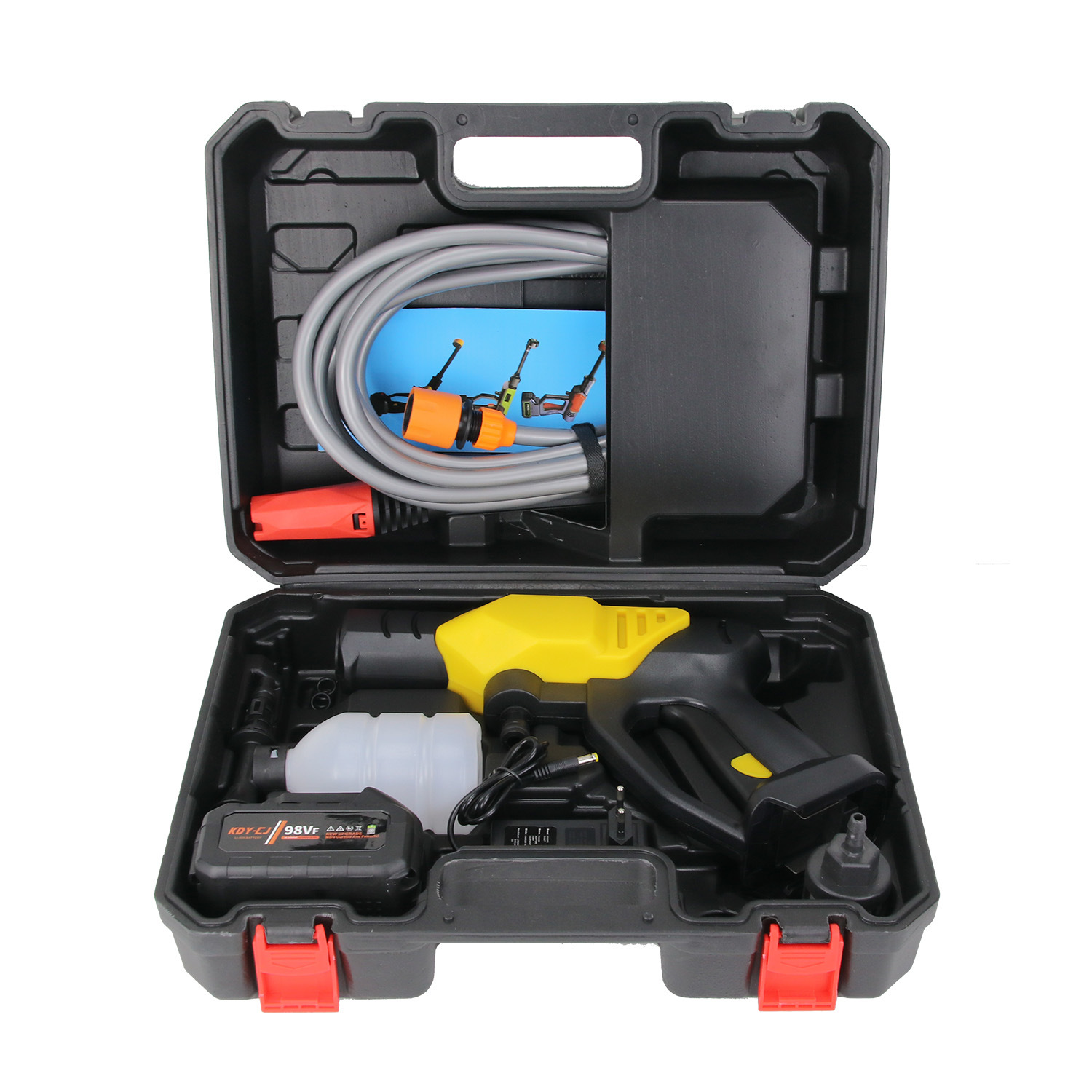 Cross-Border Search High-Pressure Car Washing Machine Wireless Lithium Battery Household Cleaning Machine Charging Automatic Cleaning Portable Water Gun