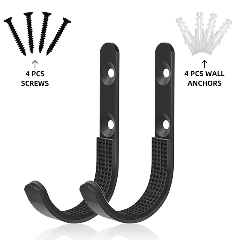 Трансграничный Shotgun Hooks 2Pcs Настенное хранилище горизонтальный металлический дисплей крючок пистолет чистящий комплект