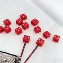 亚马逊热销毛衣针堵手工编织配件工具硅胶棒针帽防脱掉线针帽针赛