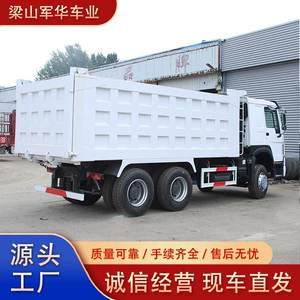The manufacturer's current model is the HOWO 371 6*4 dump truck for export, a heavy-duty engineering transport tipper dump truck