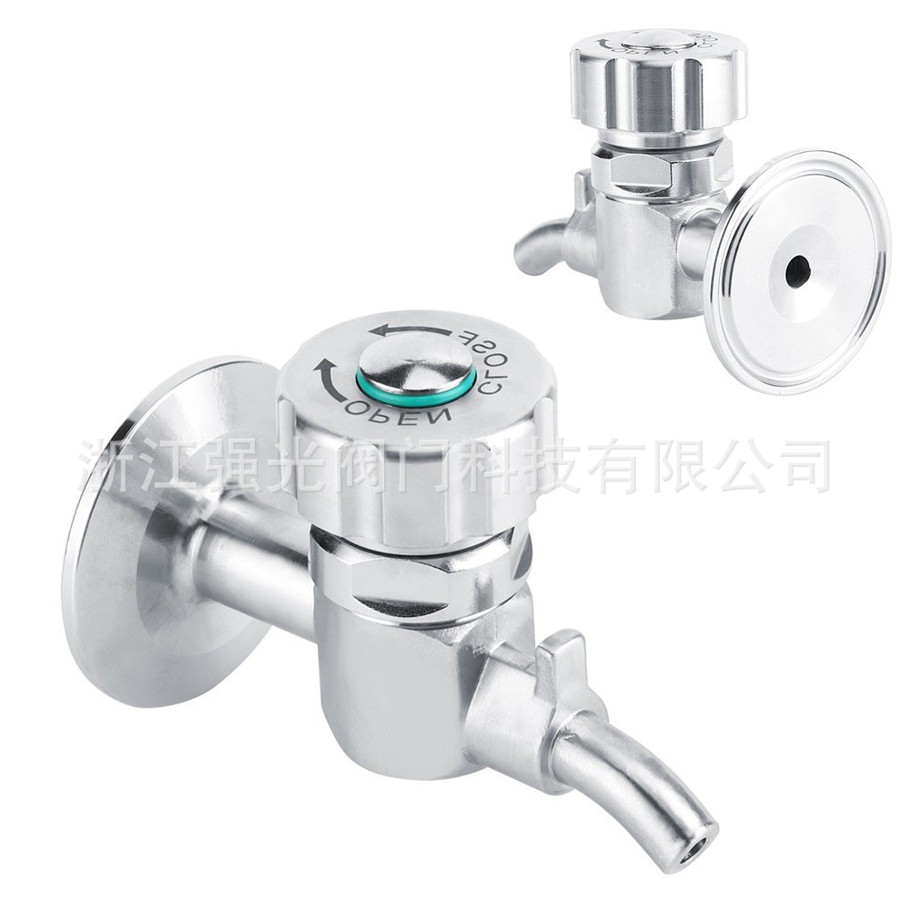 精酿啤酒发酵罐卫生级取样阀，啤酒取样阀，旋螺式，快装，消泡器