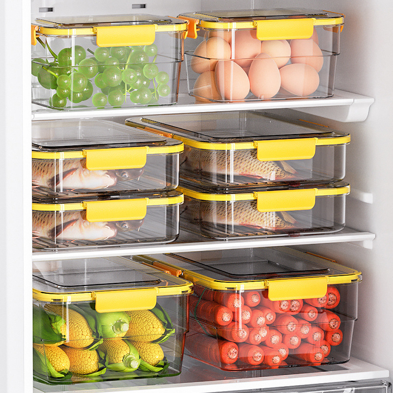 Refrigerator fresh -keeping box transparent and thickened kitchen…