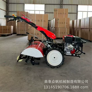 四驱微耕机耕地家用多功能柴油小型开沟耕田农用犁地手扶旋耕翻地