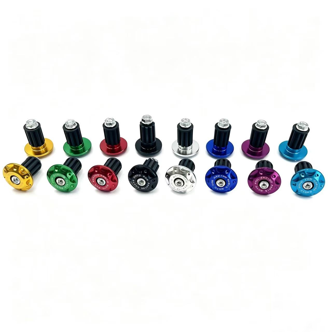 Motorcycle handlebar end cap modification accessories, aluminum alloy scooter electric vehicle handlebar plug decorative handle plug