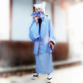 动漫元气少女缘结神御景巴卫姬太郎巴卫cos服和服漫展cosplay服装