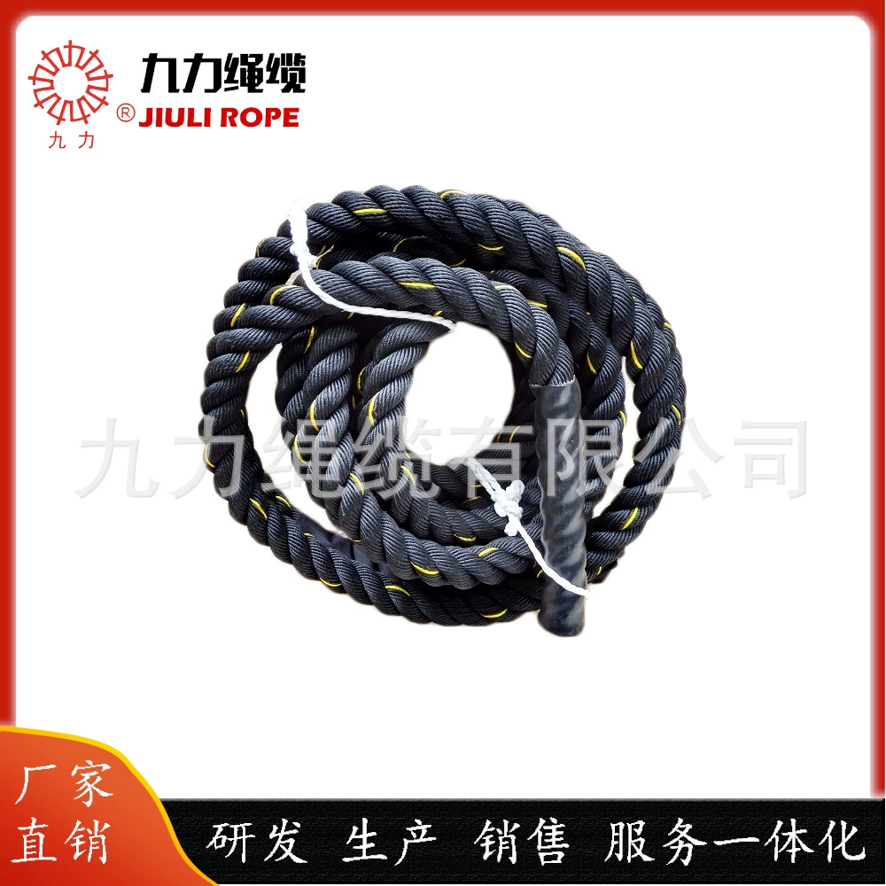 Трехжильный черный нейлоновый трос PA веревка обвязочная веревка полиамидная веревка нейлоновая веревка полипропиленовая веревка