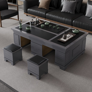 New Chinese Style Kung Fu Coffee Table Living Room Home Multi-Functional Tea Making Office Manufacturer Cross-Border Aliexpress Free Shipping