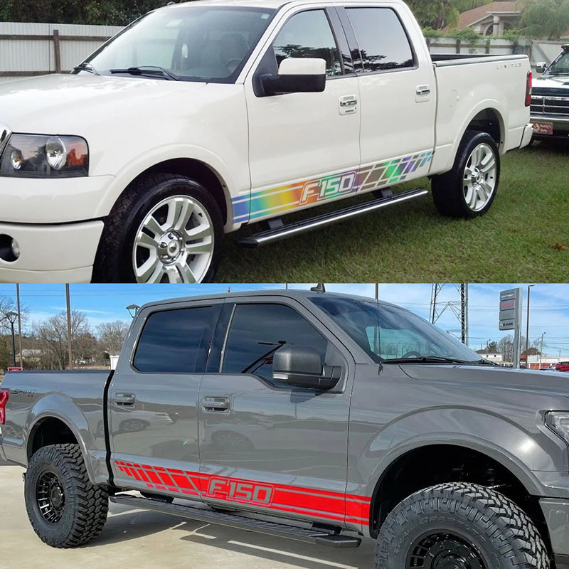 For Raptor F150 side stretch sticker Personality waist line car sticker Ford body sticker_voghion.com